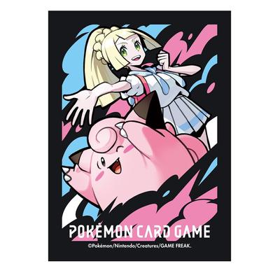 Pokemon Center Original Pokemon Card Game Deck Shield Lillie Pippi &