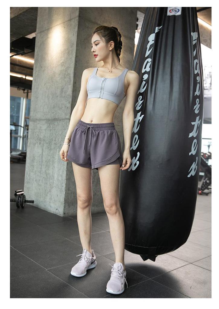Women's Quick-Dry Running Yoga Shorts - Lightweight, Loose Fit, Anti-Exposure Fitness Shorts for Spring/Summer