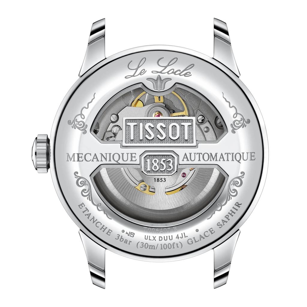 Tissot Leather Strap blue Dial Men's Fashion Watch T006.407.16.043.00