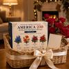 America 250 Beaded Bouquet DIY Kit, 4th of July Patriotic Flower Craft Handmade Set, 1776-2026 Independence Day 3D Beaded Flower Making