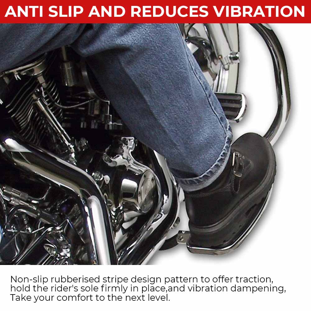 Motorcycle Foot Pegs Rider Footboard Driver Footrests Accessory Fit For Harley Softail Street Bob 114 FXBBS 2021 2022 2023 2024