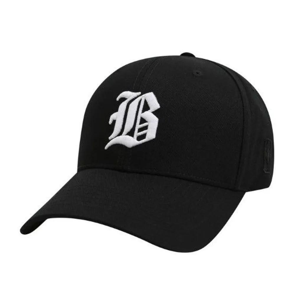 Unisex LAL Embroidered One-Point Oversized Hard Ball Cap N255AP433P white