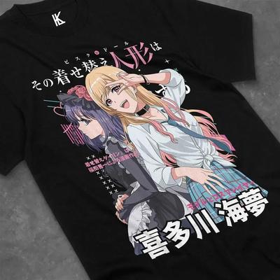 Marin Kitagawa TShirt My Dress Up Darling Girl Kawai Anime Shirt Unisex High Quality Y2k Short Sleeves Classic Streetwear Soft