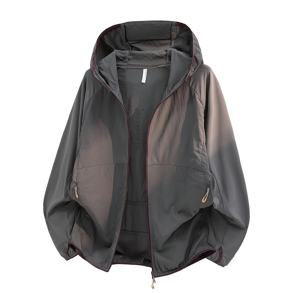 Enbu Summer UPF100 + Sunscreen Clothing Hooded Simple Skin Clothing Outdoor Light and Breathable UV Protection Jacket