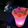 with Bluetooth speaker LED Ice Bucket Colorful Radiant Light Up Ice Cube  KTV