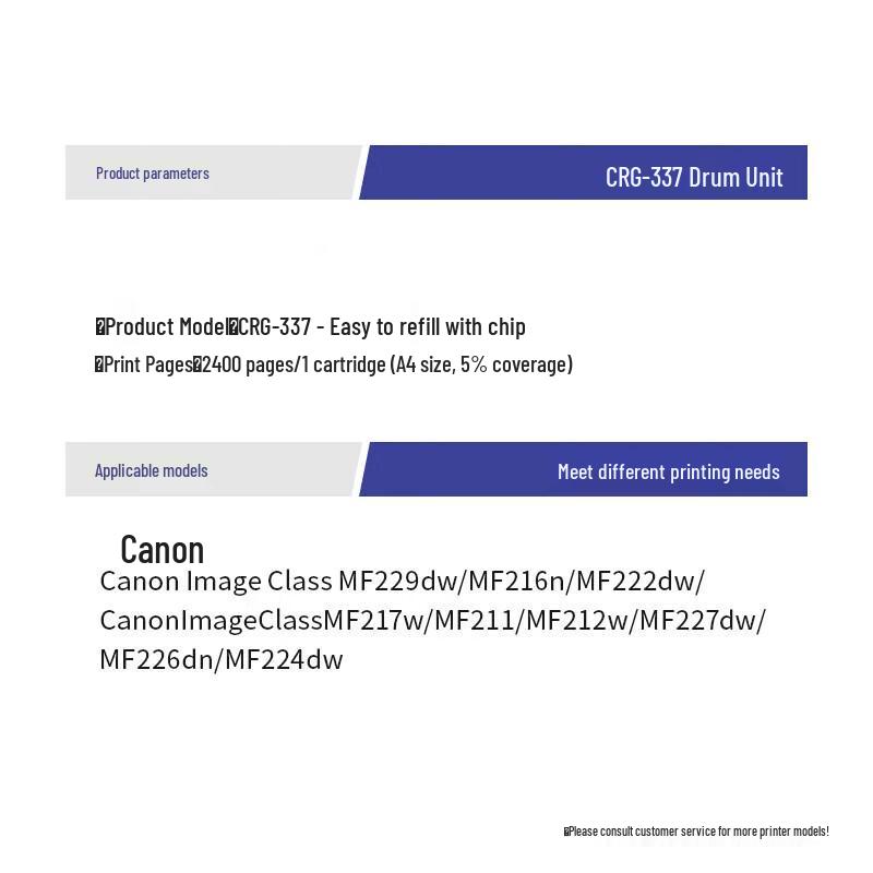 Xinbaisen XC-CRG337C Compatible Black Toner Cartridge