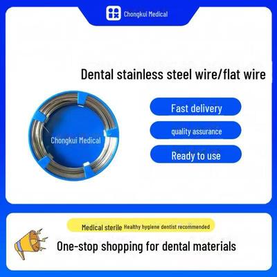 Stainless Steel Orthodontic Dental Wire: Flat Wire for Teeth & Complete Dental Materials Range