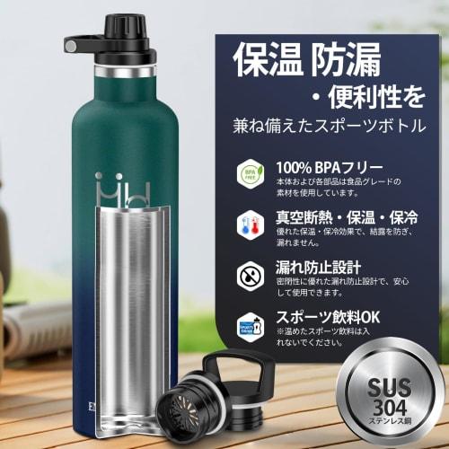 KollyKolla 500ml Stainless Steel Water Bottle, Seamless Design, Large Capacity, Easy to Clean, Suitable for Bicycles, Thermoses, Coffee, Carbonated Wa