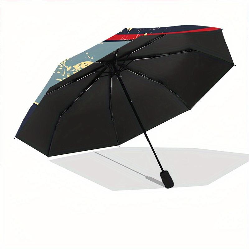 1pc Rocket Moonshot Auto Open/close, All-Season Portable Folding Umbrella for Women & Men, Travel, Everyday, Formal Events - Compact Luxury Parasol, O