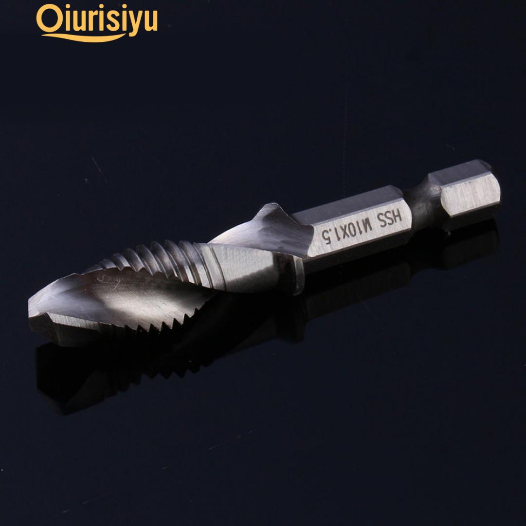 

Конічне свердло з різьбленням і шестигранним хвостовиком 1/4 дюйма M10 X 1.5