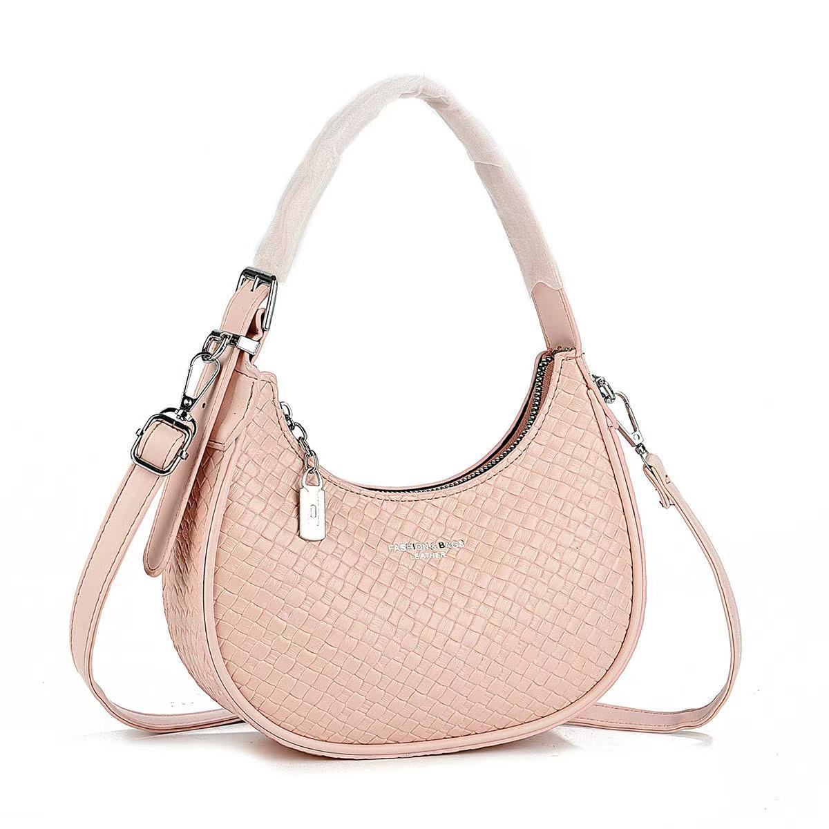 

Shoulder Bag Hobo Purses and Handbags for Women Retro Clutch Underarm Purse Vintage Handbags with Zipper Women’s Top Handle Satchel for Shopping One size рожевий