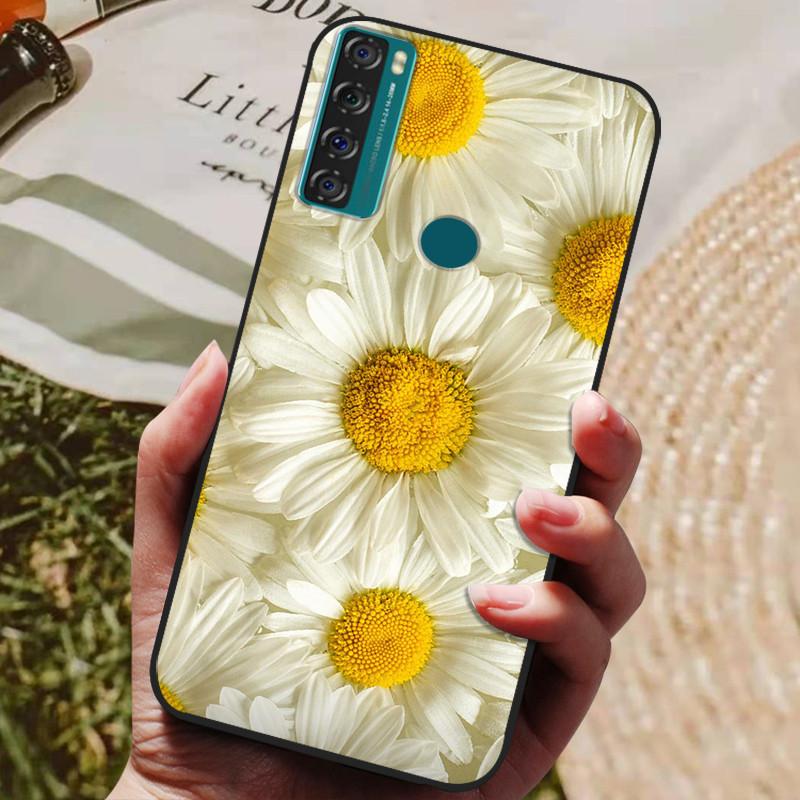For TCL 20 SE Case Soft Silicone Phone Back Cover For TCL 20 SE TCL20SE TCL20 20SE Cases Coque for TCL 20SE  Fundas Bumper Shell