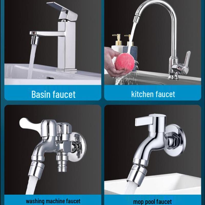 Universal Kitchen Faucet Aerator Extender, Copper Mesh Accessory