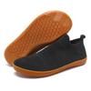 Men's Wide-head Casual Shoes Slip On Flying Woven Sneakers