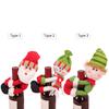 Mini Christmas Wine Bottle Cover Wine Bottle Holders Mini Santa Wine Bottle Cover Table Decor Gift Thanksgiving Day Holiday Festivals Dinner Decor