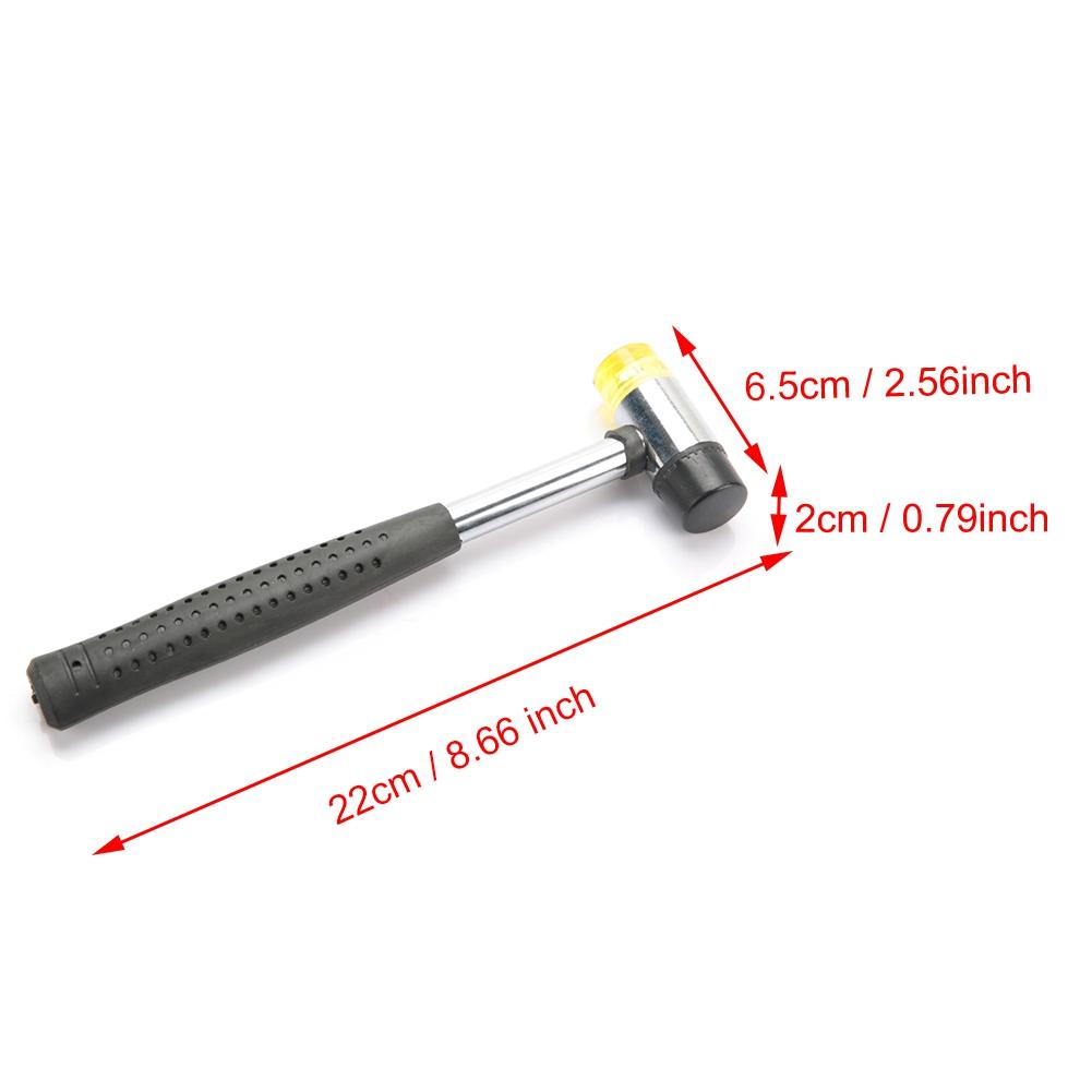 Bracelet Measuring Mandrel Plastic Stick Sizer & Jewelry Hammer Repairing Making Tools Set