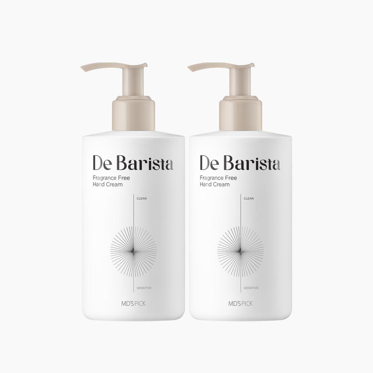 De Barista Unscented Hand Cream Large Size 300g (2 Pieces)
