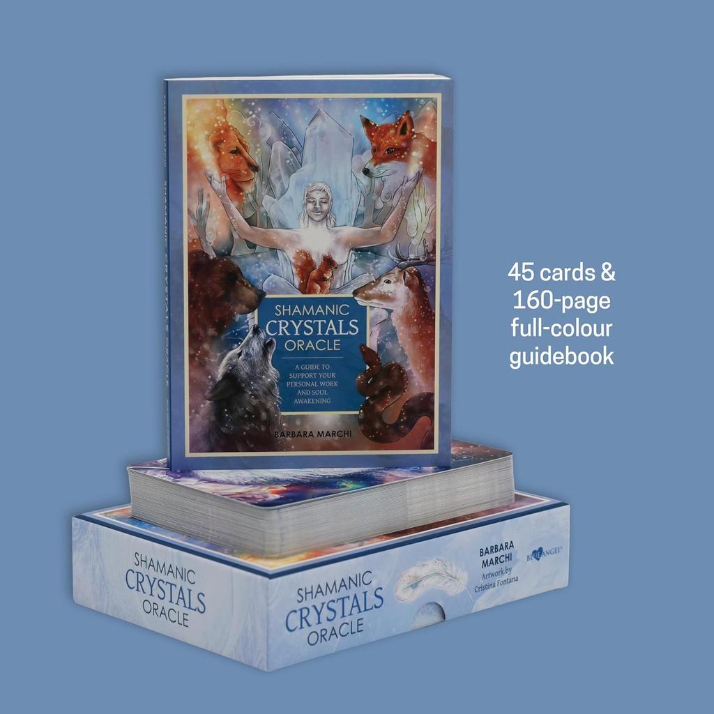 Kancharo Oracle Tarot Card Reading Crystals A Guide to Support Your Personal Work and Soul Includes Japanese Oracle Card Basic Instructions Pouch