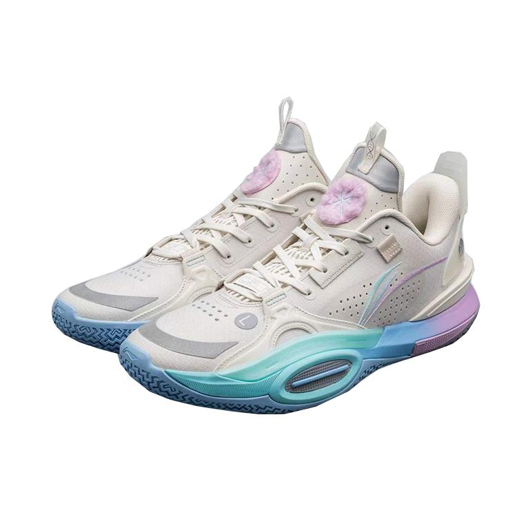 New LiNing All City 10 V1 Cushioned Slip Resistant Low Top Performance Basketball Shoes Men's Pearl White PE Edition ABAS009-AN