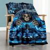 Gothic Illustrations Customize Text Blanket Gift Customizable Blanket Soft & Cozy for Nap Bed Chair Living Room Ideal for All Seasons