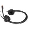 RJ9 Telephone Headset Noise Cancelling Binaural Corded Cell Phone Headphone with Mic for VOIP Phone Landline