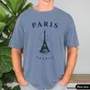 Paris France T Shirt Vintage Eiffel Tower Travel Top French Souvenir