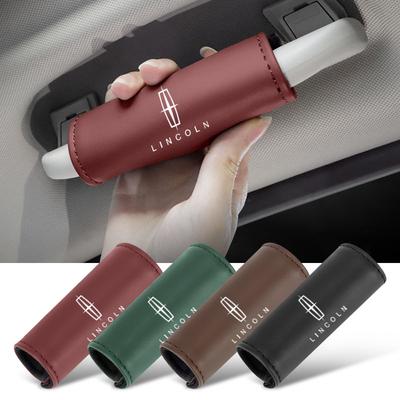 1Pcs PU Leather Roof Handle Anti-scratch Protector Case For Lincoln Z Navigator Town-car Aviator MKZ Corsair Continental MKX MKS Zj5
