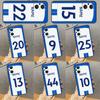 Personalised Football Number Name Phone Case For OPPO Reno 8 Lite 7 6 5 4 3 8T 2Z 5Z 4Z Find X5 Lite X3 X2 Neo X6 Pro Cover