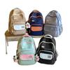 Schoolbag Korean version ins campus style solid color simple fashion versatile large capacity schoolbag junior high school student backpack