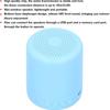 Mini Portable Wireless Bluetooth Speaker Long Lasting Life Stereo Surround Bass USB Charging Outdoor Round Audio Player Hot Sale