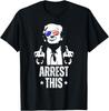 Arrest This Trump Fingers Pro Trump Funny Retro T-Shirt Unisex T-Shirt