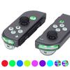 eXtremeRate Switch DFS LED 7 Colors and 9 Multicolor Illuminated ABXY Trigger Face Buttons for Switch OLED and Console Not Joy-Con Kit, Modes, &