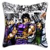 Pillow Covers Cartoon Jojo’S Bizarre Adventure Sofa Decorative Home Double-Sided Printing Short Plush Cute Cushion Cover