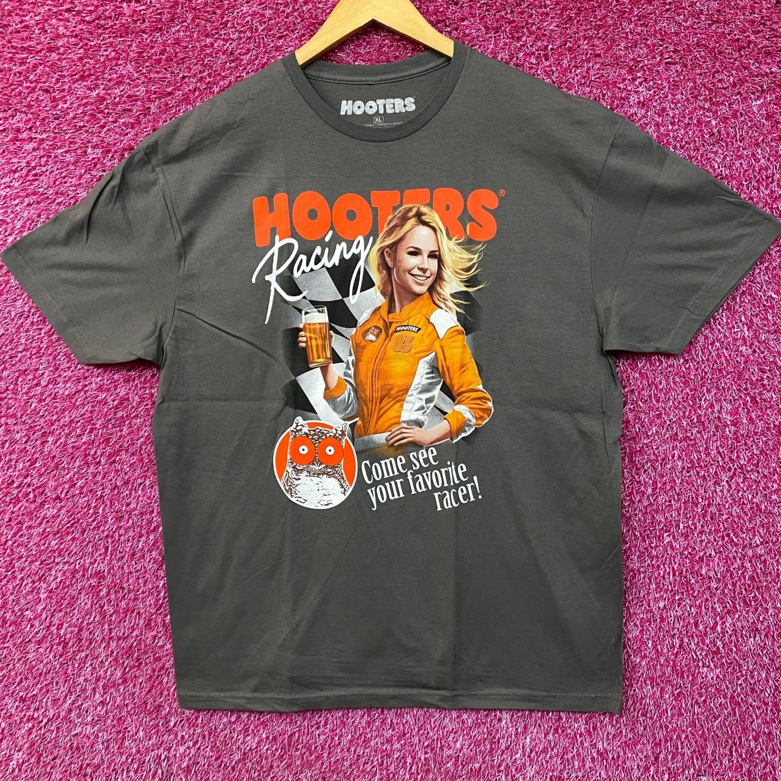 Футболка Hooters Racing «Приходите посмотреть на вашего любимого гонщика» S
