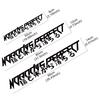 Nobody's Perfect JDM Slogan Car Windshield Banner Stickers Automobile Windscreen Vinyl Decal Car Styling Decoration Accessories
