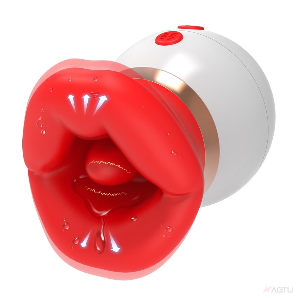 Tongue Licking Nipple Clitoris Vibrator Stimulator Vagina Nipple Vibration Masturbation Tools Vibrator Sexy Adult Female 18