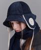Hwaiteusaenjeu Unisex Corduroy Earmuff Bucket Hat Sunny (8 Colors)