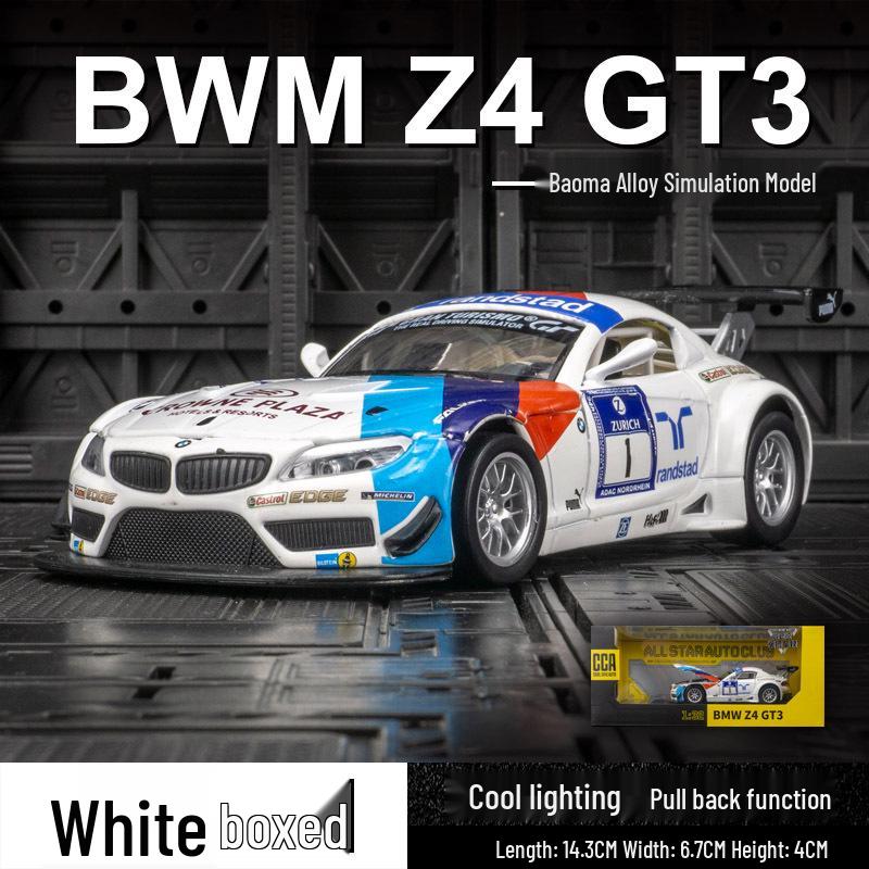 

Caipo Z4 GT3 Rally Car Model with Sound, Light & Double Doors - Toy for Kids