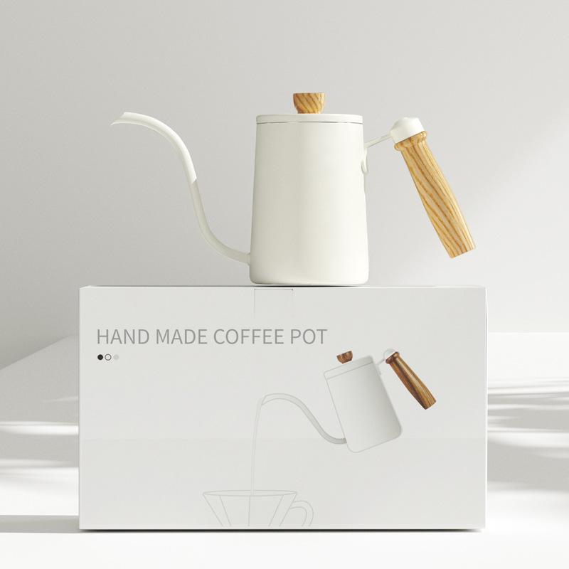 

Сифонный кофейник с гусиным носом и ручкой из массива дерева