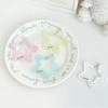 New Wings Stars Shape Carabiner Acrylic Candy Color Card Holder Keychain Multipurpose Keyring Hook