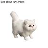 Fluffy Soft Kitten Plush Doll Toy Artificial Simulated Cat Realistic Mini Cat Plush Toy  Home Decor