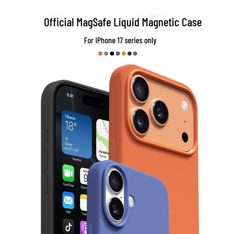 Liquid Silicone iPhone 17 Pro MagSafe Animation Pop-up Protective Case