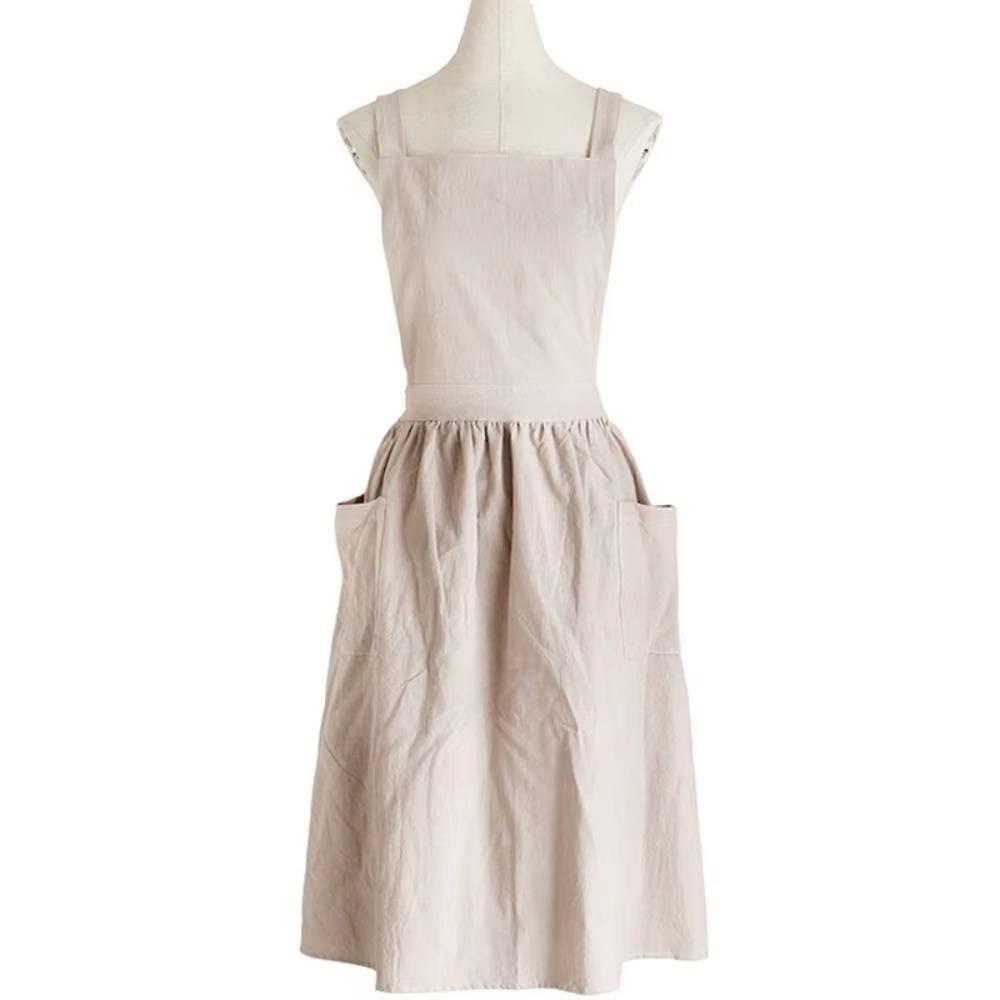 Solid Color Florist Apron Adult/Children Children's Apron Kitchen Cooking Apron  Housework Cleaning