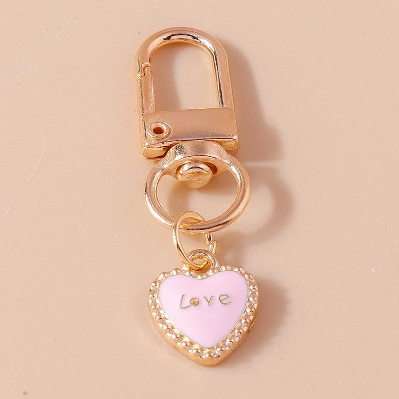 Lovely Candy Color Daisy Flower Keychain for Women Girls Keyring Pendants for Car Keyholder Handbag Decor DIY Jewelry Gifts