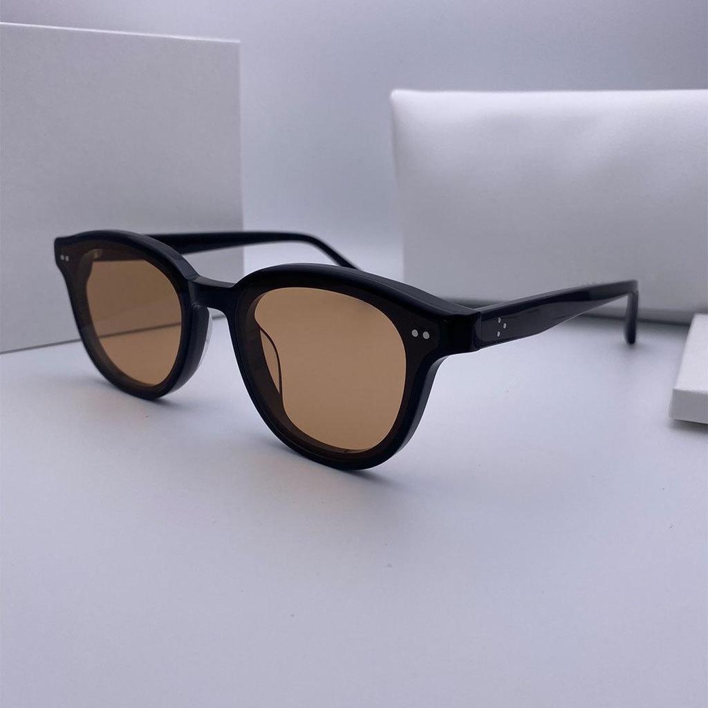 2024 Women's Classic Round Acetate Sunglasses - Ultra-Light, UV Protection, Versatile Style