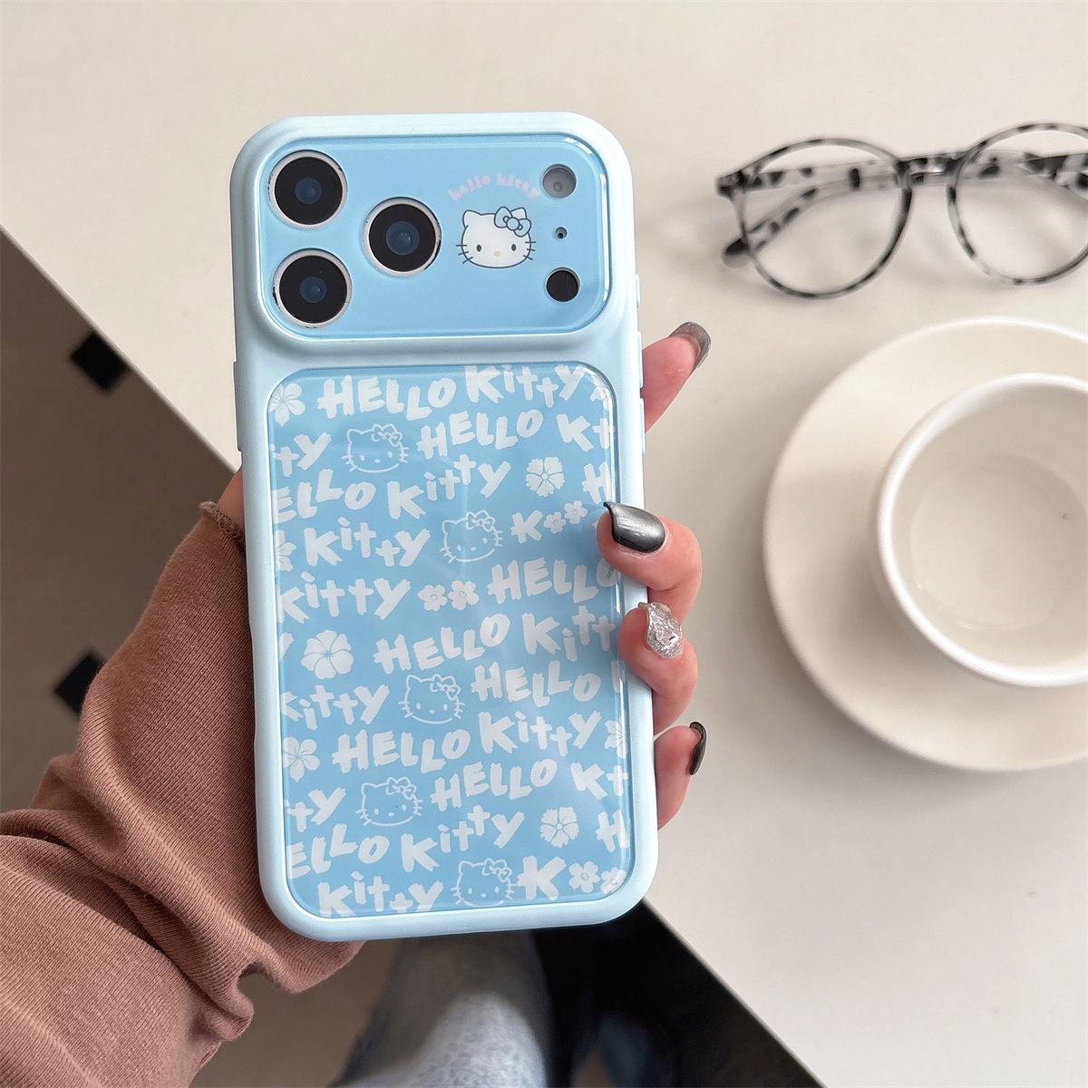 

KT Cat Blue Light iPhone 15/16/17 Pro Max Drop Protection Case 17