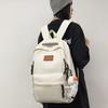 Versatile Student Backpack with Ample Space for Daily School Life Japanese Solid Color Large Capacity Daypack School Bag