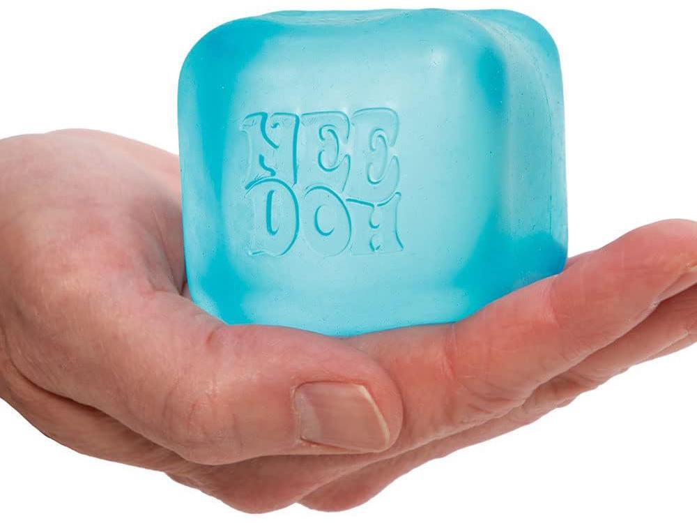 Needoh Sensory Stress Relief Cube - Squeeze & Squish Toy синий