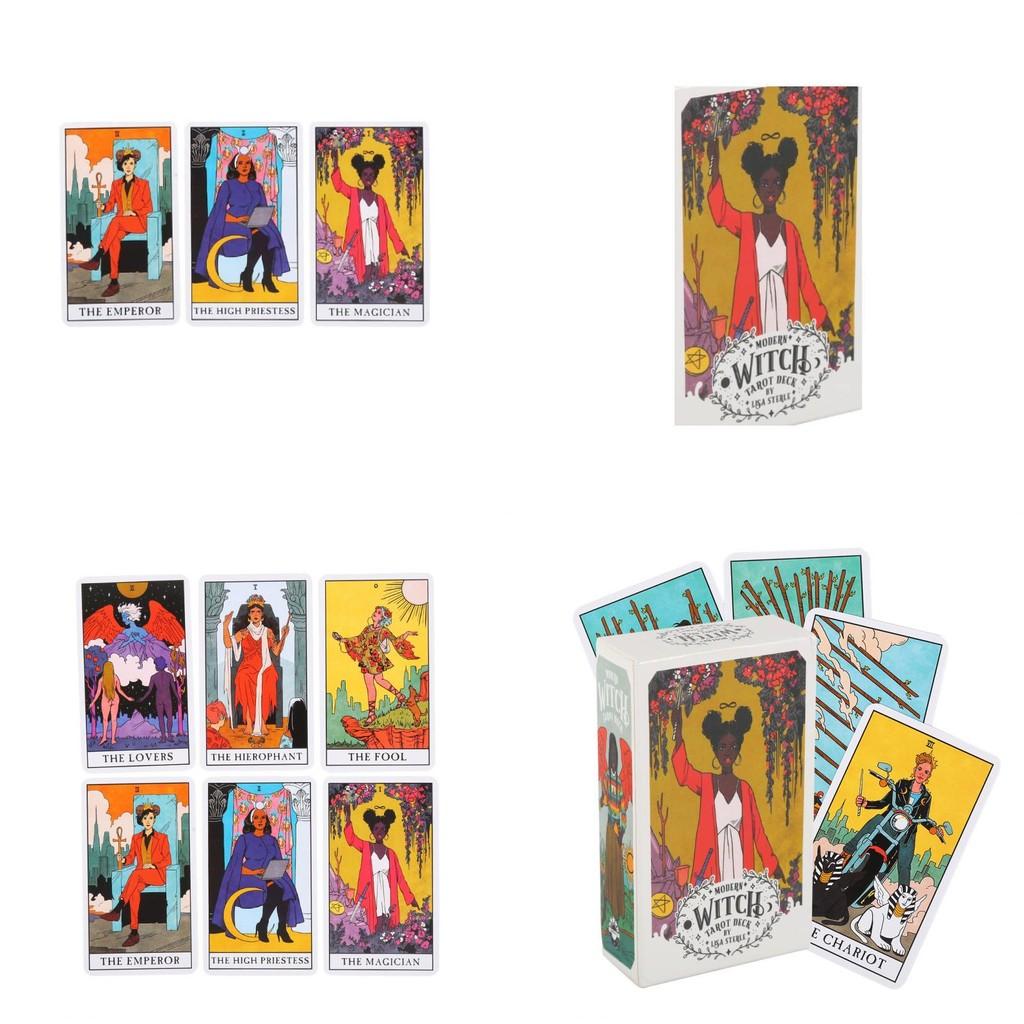 Lisa Sterle's Modern Witch Tarot Deck Stunning Copperplate Paper Cards For Divination And Reflection