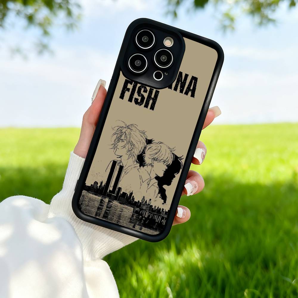 

Japan Anime B-Banana FishS Shockproof Silicone Phone Case For IPhone 11 15 17 Pro 14 16 12 13 Pro Max For Iphone 13 Soft Cover iPhone 17 Promax